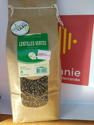 Lentilles vertes 500 gr