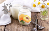 Vache-yaourt saveur abricot