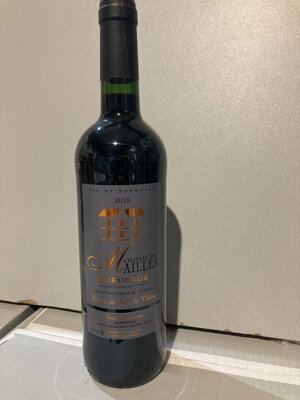 Bordeaux rouge 2021 fût de chêne 0.75l