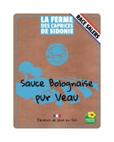 Sauce bolognaise pur veau (salers)