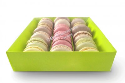 Macarons boîte de 18 - bio