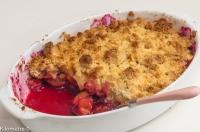 Crumble aux fruits rouge 4 pers