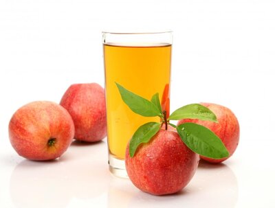 Jus de pommes pétillant