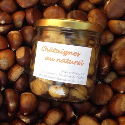 Châtaignes d'ardèche au naturel