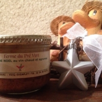 Pâté de noël au vin chaud et agrumes