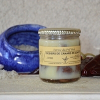 Gésiers de canard confits en conserve