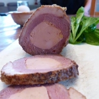 Magrets de canard farcis au foie gras