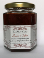 Confiture extra fraises et safran