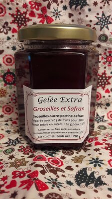 Gelée extra groseilles et safran