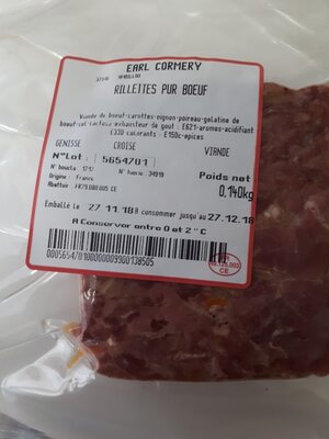Rillette pur boeuf