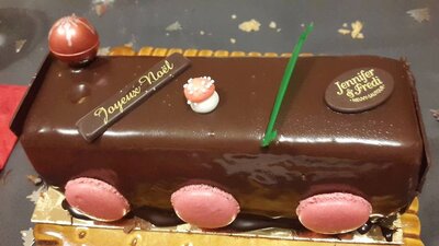 Bûche père noël 10 personnes