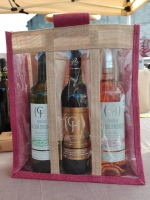 Sac jute 3 bouteilles