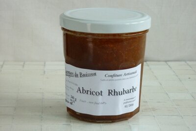 Confitures abricot rhubarbe