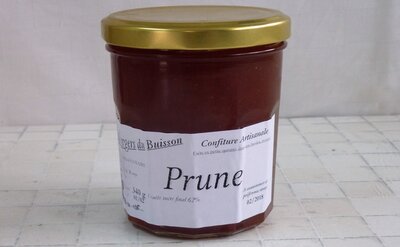 Confitures de prunes avec morceaux 330 gr