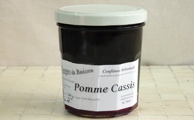 Confiture de pomme cassis 330 gr