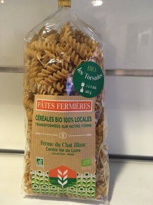 Pâtes fermières bio les torsades