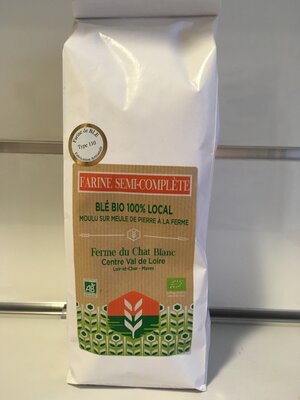 Farine semi-complète bio