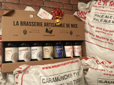 Coffret cadeau dégustation 7 bières différentes