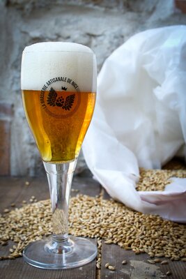 Verre de la brasserie artisanale de nice