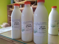 Lait cru de chèvre 1litre