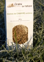Graines de chanvre entières