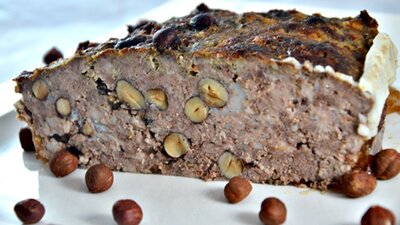 Terrine de cerf au noisette