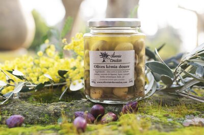 Olives kemia douce en pot