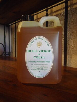 Huile vierge de colza
