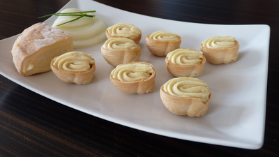 Fromentines au comté et aux noisettes