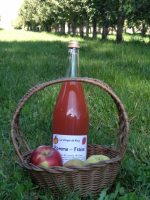 Jus de pomme-fraise