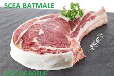 Côte de boeuf (côte à l'os), 1.2 kg enviro