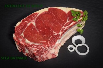 Entrecôte de boeuf, 500 g environ