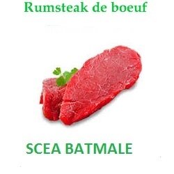Rumsteak de boeuf, 300 g environ