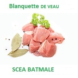 Blanquette de veau, 1 kg environ