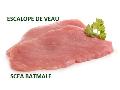 Escalope de veau, 400 g environ