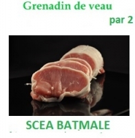 Grenadins de veau par 2, 420g env.