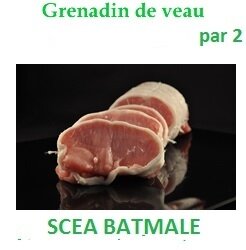 Grenadins de veau par 2, 420g env.