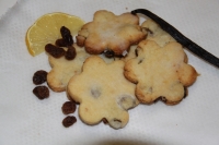 Galettes aux raisinsglaçées au citron