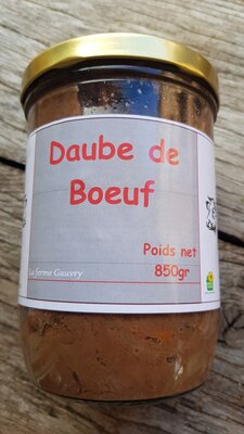 Daube de boeuf 850gr