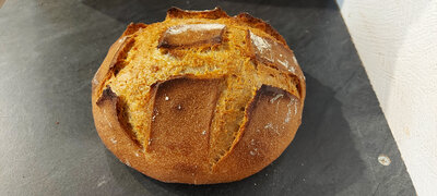 * nouvelle boule aux blés anciens  tranchée