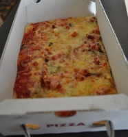 Petite part pizza viande champignons