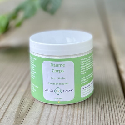 Baume corps coco karité 200ml