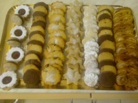 Assortiments de 5 sortes de biscuits