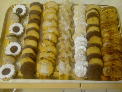Assortiments de 5 sortes de biscuits