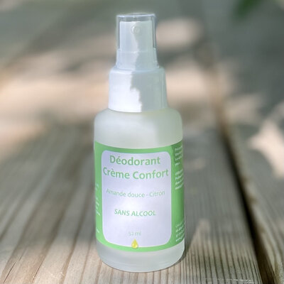 Déodorant crème sans alcool