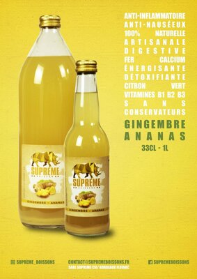 Supreme gingembre/ananas/citron