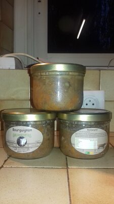 Bocal de boeuf bourguignon en 350g