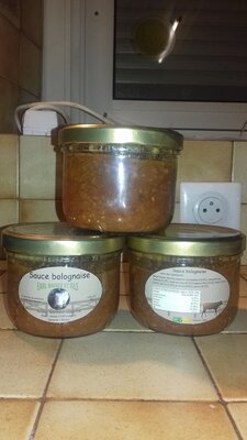 Bocal de bolognaise en 350g