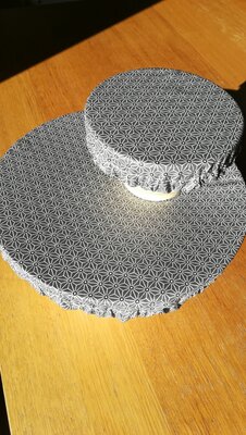 Charlottes de plat, lot de 2 'grises'