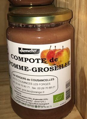 Compote de pomme-groseille